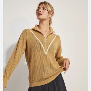 EUC Varley Calva Knit - Prairie Sand - Size XS